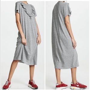 The GREAT. Tuxedo cotton shirt dress